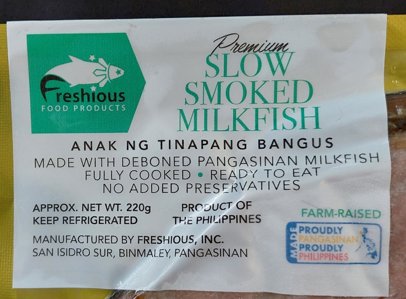 Tinapa Slow Smoked Milkfish